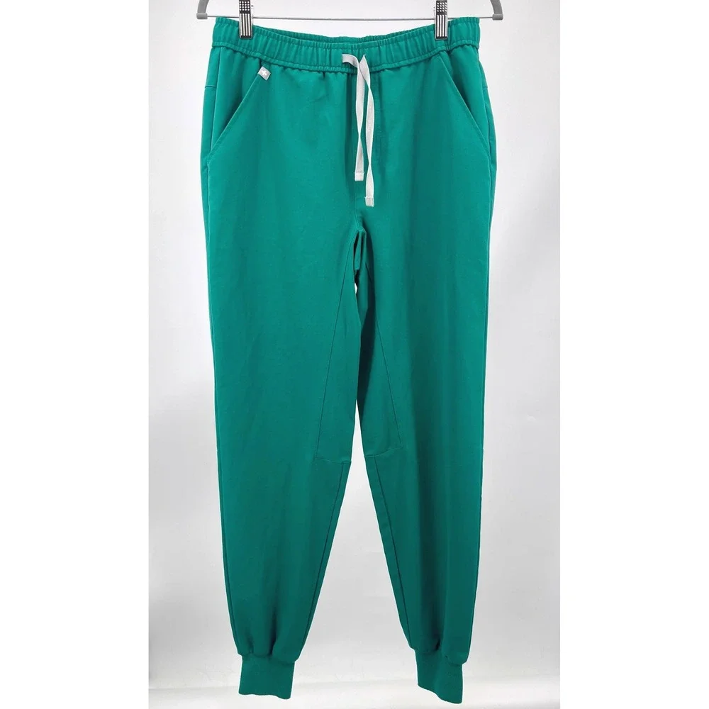 FIGS Scrub Pants Mens S Green Technical Collection Jogger MXXSW2004 Drawstring